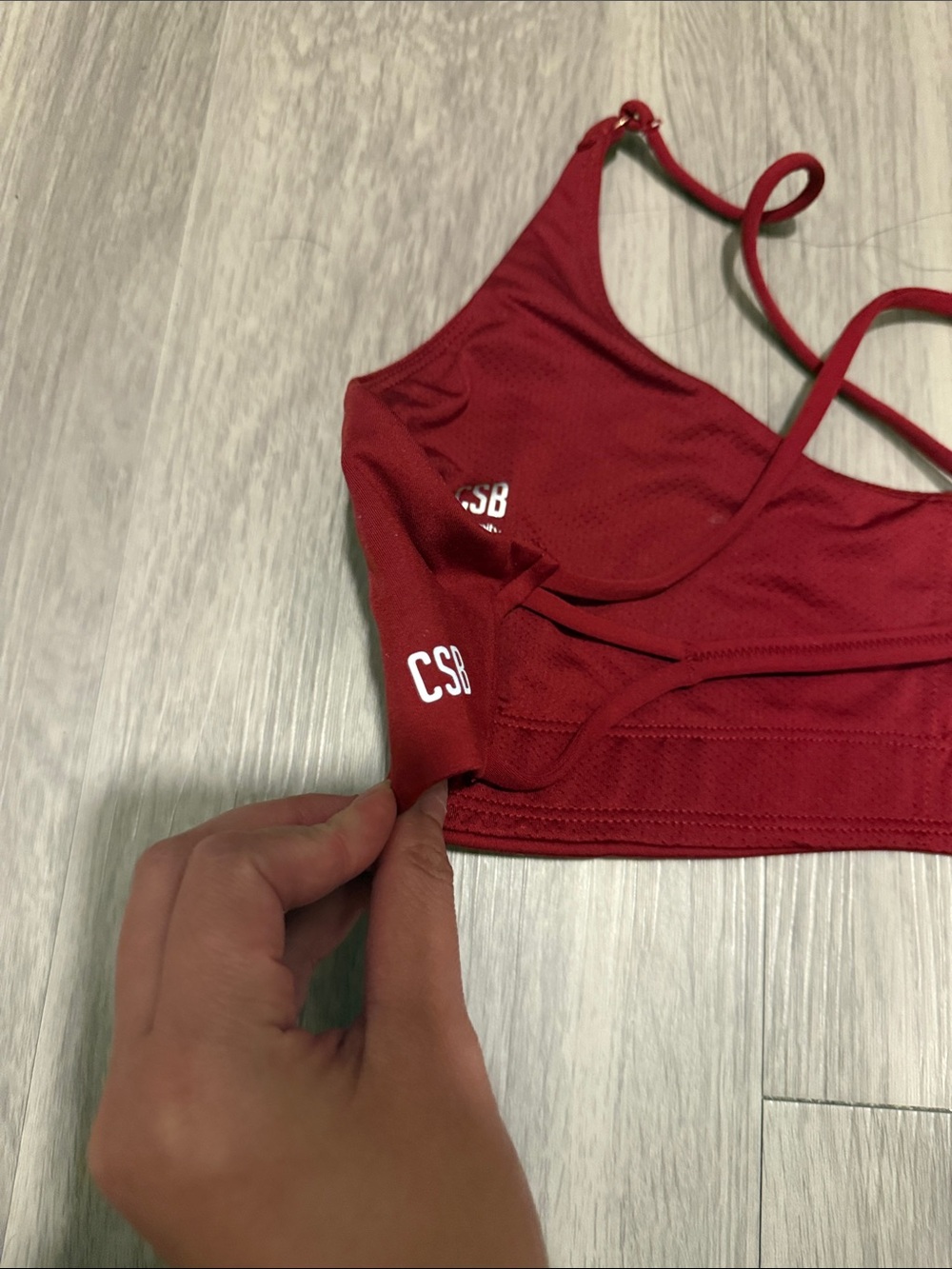 CSB serenity Chelsea crop sports bra - Picture 5 of 5